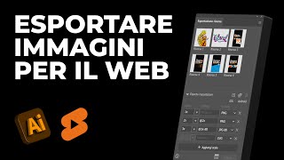 Il miglior modo per esportare un’immagine per il web da Illustrator Shorts [upl. by Kaylil398]