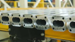 Quality aluminum extrusion production precision aluminum profile customization [upl. by Dee Dee]