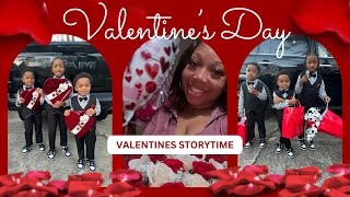 VALENTINES DAY  OUR 1ST VALENTINE STORYTIME [upl. by Eikcid]