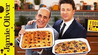 How To Make Focaccia  Jamie amp Gennaro [upl. by Nialb]