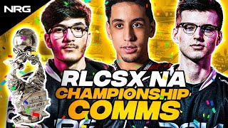 How NRG became the RLCS NA Champions NRG Rocket League Comms vs SSG [upl. by Berget966]