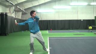 Colorado Tennis Tips Tennis Forehand Contact Point Special Holiday Fix From High Altitude Tennis [upl. by Snow]