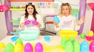 DONT CHOOSE THE WRONG EASTER EGG FOR SLIME CHALLENGE Slimeatory 560 [upl. by Oralle]