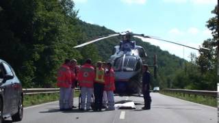 Tödlicher Unfall auf der B407 bei Saarburg von Wilfried Hoffmann [upl. by Alphonso]