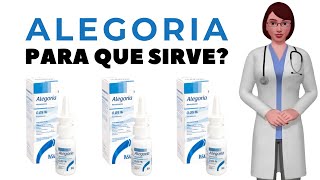 ALEGORIA que es y para que sirve alegoria spray nasal como usar alegoria spray nasal [upl. by Nosral]