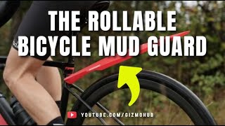 MUSGUARD OMNI  THE ROLLABLE BICYCLE MUDGUARD  Kickstarter  GizmoHubcom [upl. by Costin]