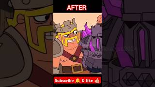 AFTER PEKKA KING 👑  PEKKA VS KING  clashofclans shorts viralshort [upl. by Donaugh]