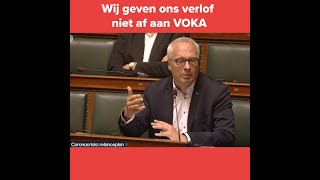 Corona is geen microgolf voor de oudbakken voorstellen van Voka [upl. by Eniortna753]