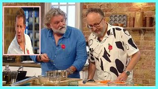 Saturday Kitchen host reacts as Hairy Bikers Dave Myers didnt think hed see Christmas [upl. by Dnalhsa]