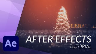 How To Create A Christmas Intro in After Effects  TUTORIAL [upl. by Tarsuss]