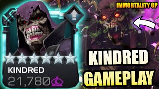 THIS IMMORTALITY amp REGEN IS MEGA OP BUT 6 Star Kindred Gameplay  Marvel Contest of Champions [upl. by Sapphera]