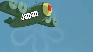 Japan in WWII depicted by spongebob [upl. by Gorges]