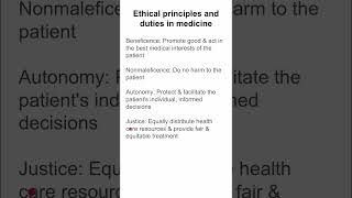 Ethical principles and duties in medicine [upl. by Joed75]