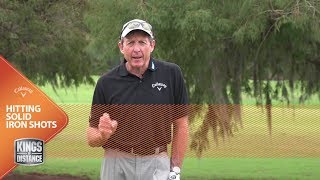 Hit Solid Iron Shots  Golf Lessons with David Leadbetter [upl. by Hassi]