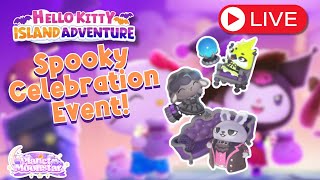 🔴👻🎃LIVE  Spooky Celebration Event Time  Hello Kitty Island Adventure 👻🎃🔴 [upl. by Skinner]