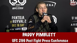 Paddy Pimblett reacts to Tony Ferguson win Slams Colby Covington “I wish Leon snapped his jaw” [upl. by Nnylimaj888]