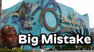 Why Closing Disney Quest was a FAILURE… [upl. by Ahel443]