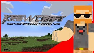 KrewCraft Ep 1 quotAnother Minecraft Adventurequot Minecraft Survival Gameplay [upl. by Aicenev713]