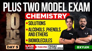 Plus Two  Model Exam  Chemistry  Day 9  Xylem Plus Two [upl. by Ynatil]