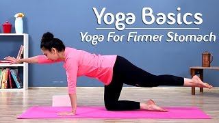 Yoga For Firmer Stomach  Workout For Firm Stomach  Yoga For Beginners  Yoga With AJ [upl. by Ahsiyk]