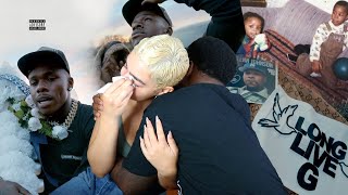 SHE WAS EMOTIONAL LongLiveG 🕊💔  DaBaby  Gucci Peacoat Official Video REACTION [upl. by Aedni135]