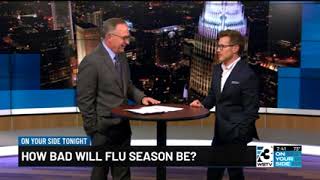 WBTV  COVID flu RSV fall 2023 update with Dr Ryan Shelton [upl. by Bocyaj]