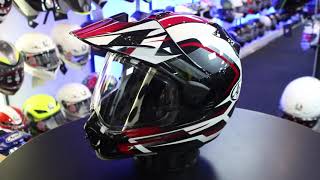 Arai TourX 5 Discovery Red Motorcycle Helmet [upl. by Gellman]