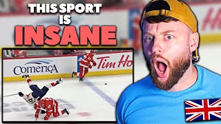 British Guy reacts to NHL BIGGEST HITS OF THE FIRST ROUND 2024 [upl. by Kcirdahs]