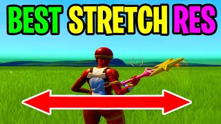 Top 5 Best Stretched Resolutions in Fortnite Chapter 4 Season 4  FPS Boost Res [upl. by Lleksah]