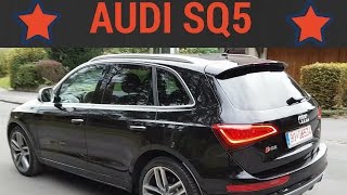 Audi SQ5 tdi 2014  Acceleration  Competition  Test  Drive  Sound  Autobahn  Exhaust  Review [upl. by Rianna]