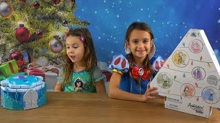 Disney Princess Advent Calendar Countdown to Christmas with Frozen Anna and Elsa and Rapunzel [upl. by Oisorbma464]