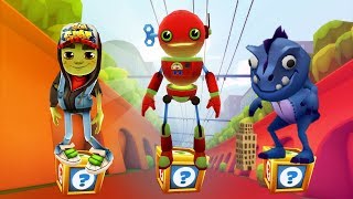 Subway Surfers Gameplay  Tagbot vs Zombie Jake vs Dino Cartoons Mee [upl. by Lathan]