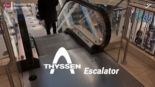 Thyssen Escalator  Byporten Mall Oslo NO 2  1 [upl. by Eirrej]