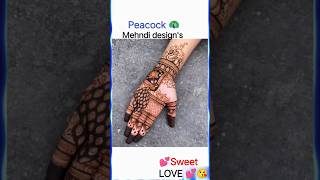 peacock 🦚 mehndi designs music song musica spotify mehendisong henna pasoori mehndi [upl. by Leshia]