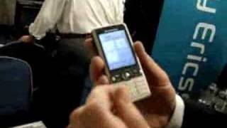 Sony Ericsson G700 and G900 demo video from MWC 2008 [upl. by Ainoet222]