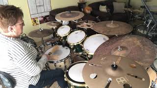 Jazz Blues drumless backing track with Promark Broomsticks [upl. by Joanie342]