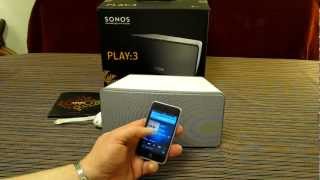 Sonos PLAY 3 aka S3  Hands on Review Part of multiroom home setup [upl. by Evelyn]