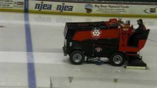 2010 Trenton Devils Zambonis going round and round [upl. by Pacian]