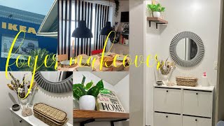 HOW TO ORGANIZE OUR MINIMALIST ENTRYWAYIKEA PHILIPPINESmakeoverentrywaymakeoverorganizationikea [upl. by Ennovyhs985]