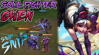 ✂️ SNIP THEIR SOULS WITH SOUL FIGHTER GWEN  Erick Dota PBE Skin Review [upl. by Gibun]