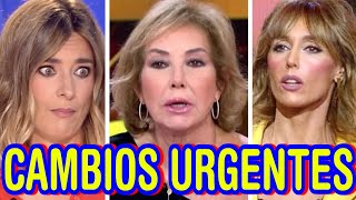 💥DRÁSTICOS CAMBIOS en Telecinco que AFECTAN a Ana Rosa Quintana  Sandra Barneda y Emma García [upl. by Rambert872]