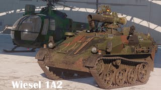 Wiesel 1A2 gameplay War Thunder [upl. by Ahslek]