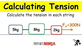 Calculating the Tension in the Strings [upl. by Sivartal351]