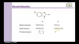 Anthelmintics Benzimidazole derivatives [upl. by Inoue]