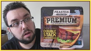 Feasters Premium Double Stack Cheeseburger Review [upl. by Leinehtan]