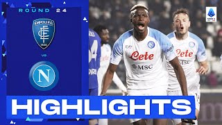 EmpoliNapoli 02  Osimhen seals Napoli’s 8th consecutive win Goals amp Highlights  Serie A 202223 [upl. by Jemina404]