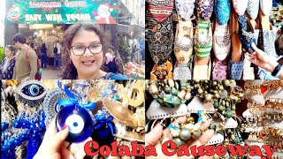 Colaba Causeway Market Best Mumbai Street ShoppingLatest New Year Collection [upl. by Retepnhoj]