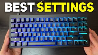 BEST Wooting 80HE Settings [upl. by Kaya]