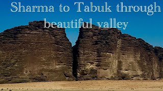 Sharma to Tabuk Road neomcity ksa ksatourism tabuk [upl. by Gnehc867]