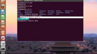 Ubuntu 1204 Terminal Tutorial 1 [upl. by Htiffirg]